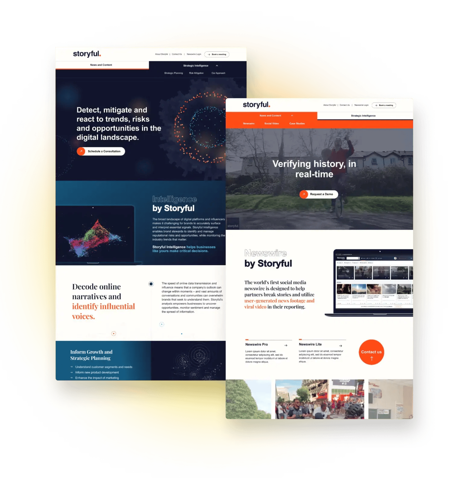 Storyful website design